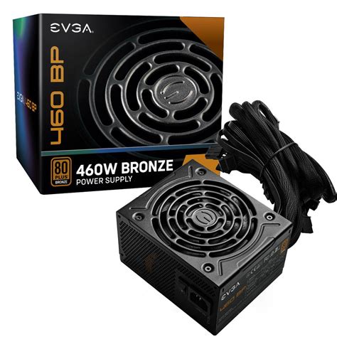 Fuente De Poder EVGA 460 BP No Modular 460W Certificada 80 Plus