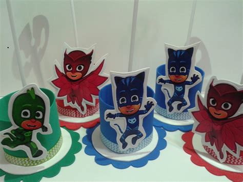 Centro De Mesa Pj Masks Elo Produtos Especiais