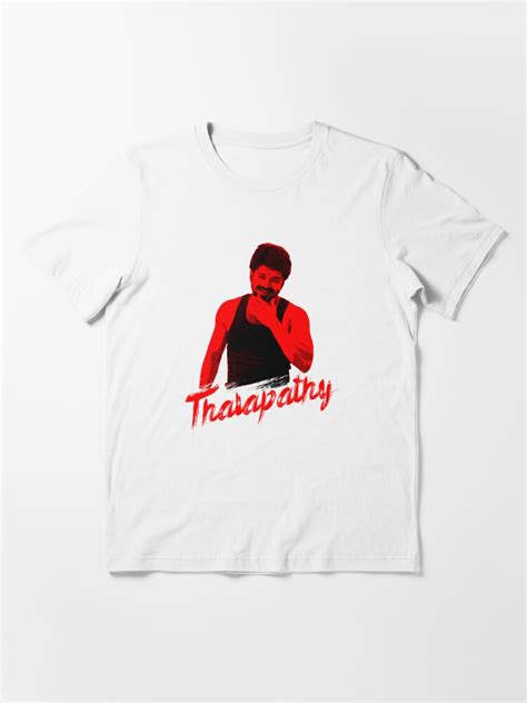 Thalapathy Vijay Essential T Shirt For Sale By Krishnesh Redbubble