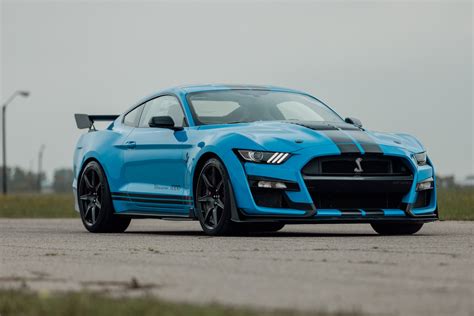 2022 Grabber Blue Mustang GT500 For Sale Hennessey Performance