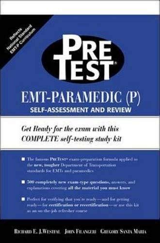 Emt Paramedic P Pretest Self Assessment And Review By Filangeri John