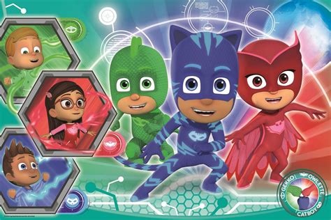 Puzle Pj Masks Transformation Ideas Para Regalos Originales Posterses