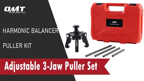 Orion Motor Tech Harmonic Balancer Puller Kit Adjustable Jaw Puller