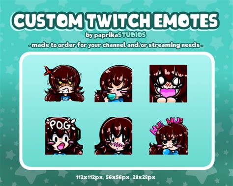 Create Emotes For Your Twitch And Discord Needs By Paprikastudios Fiverr