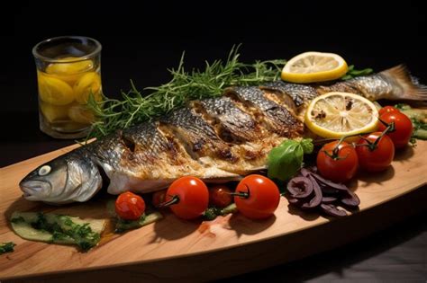 Premium Ai Image Branzino Mediterranean Sea Bass