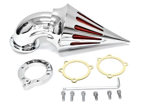 Find Chrome Spike Air Intake Cleaner Filter For Harley Davidson Custom