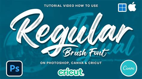 How To Use Regular Brush Font Font On Mac Windows Adobe Canva