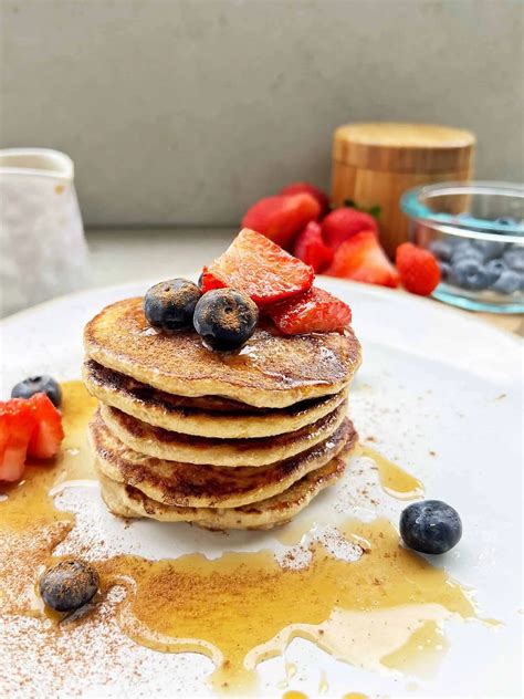 Banana Oat Pancakes Recipe For Breakfast Nourished By Anne