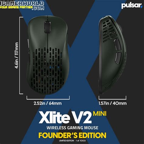 Jual Pulsar Xlite V2 Mini FE PAW3370 55g Ergonomic Wireless Gaming