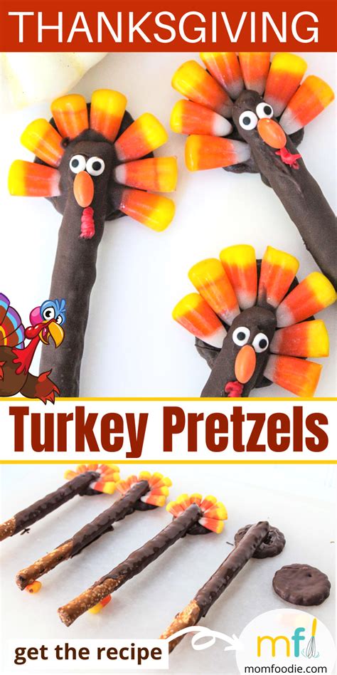 Turkey Pretzels Thanksgiving Treats Recipe That Is Great As A Dessert Or A Snack These