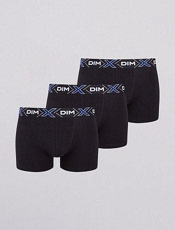 Lot De Boxers Dim Ecodim Pack Noir Kiabi