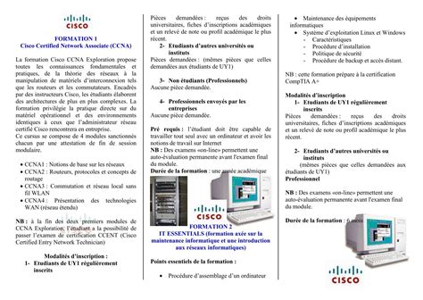 Formation Cisco Yaounde