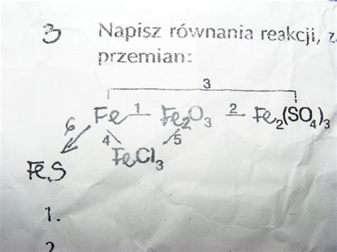 Zad Doko Cz Podane Zapisy Reakcji Wska Reakcje Zobojetniania I