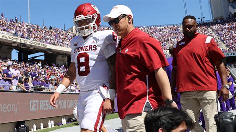 Ou Vs Tcu Football Horned Frogs Knock Out Dillon Gabriel Sooners