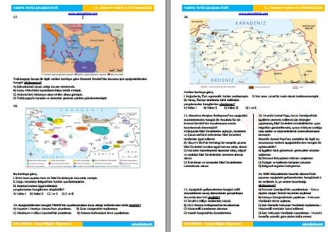 8 Sınıf T C İnkılap Tarihi Testleri Sosyal Bilgiler Sosyalciniz