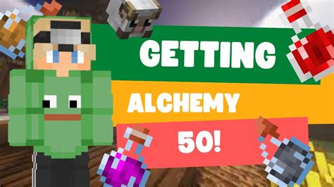 Getting ALCHEMY 50 In Hypixel SkyBlock Pt 1 YouTube