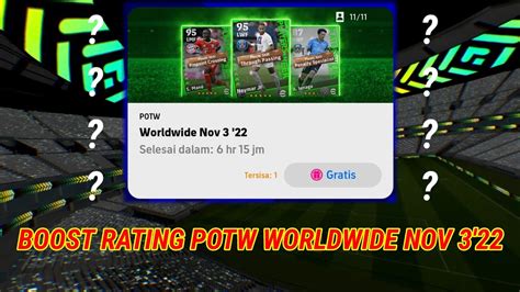 Boost Rating Potw Neymar Jr S Mane And V Osimhen Worldwide Nov 322