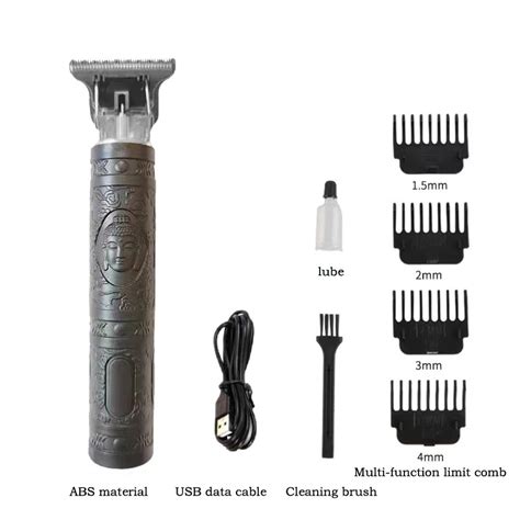 LCD Electric Hairdresser Electric Pusher Carving Clipper Hair Precision