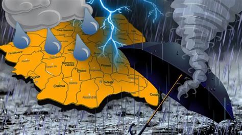 Furtuni și vijelii după caniculă Cod galben de fenomene meteo severe