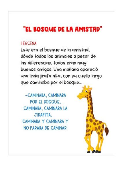 Cuento El Bosque De La Amistad Pdf