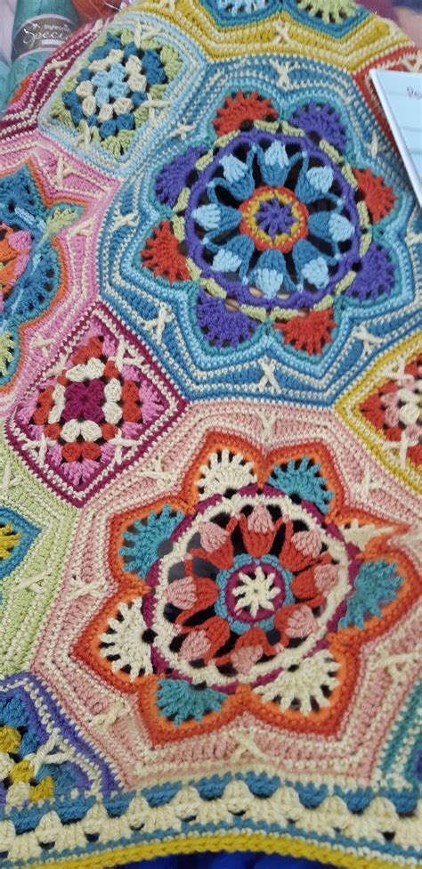 Persian Tiles Eastern Jewels Complete Crochet Blanket Kit Stylecraft