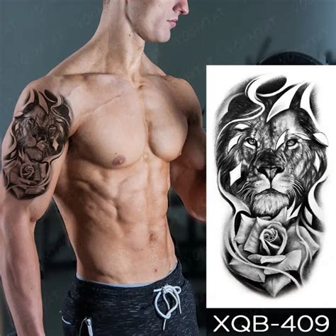 Temporary Tattoos For Men Women Fake Tattoos Body Art Arms Thighs