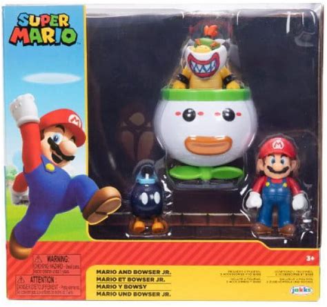 World Of Nintendo Mario Bowser Jr Super Toys Collectibles Action