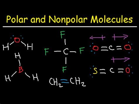 Polar And NonPolar Molecules How To Tell If A Molecule Is Polar Or