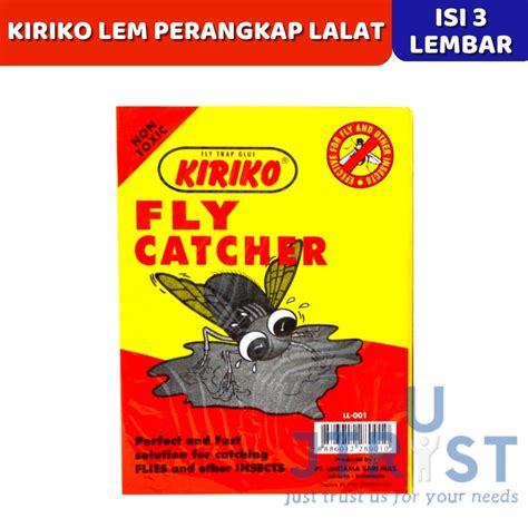 Jual Lem Kertas Lalat Kiriko Isi Lembar Perangkap Lalat Shopee