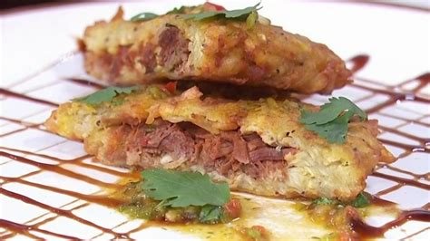 Prepara Estos Tostones Rellenos De Carne Mechada Para Deleitar El