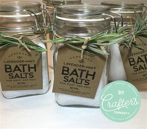 Lavender Mint Bath Salts Labels Tutorial — Diy Labels Club