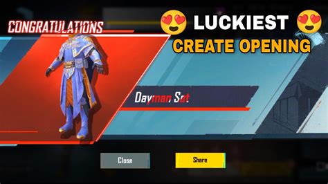 New Free Premium Create Opening Bgmi Today Luckiest Opening Free