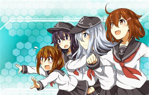 Anime 07 4 Sekawan Inazuma Ikazuchi Hibiki Akatsuki