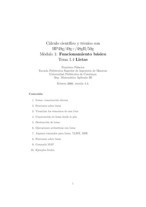 PDF Cálculo cientí ﬁco y técnico con HP49g 49g 48gII 50g epsem