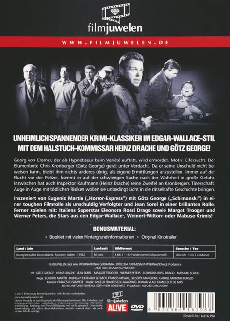 Nur Tote Zeugen Schweigen Dvd Jpc