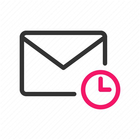 Clock Letter Mail Management Time Icon Download On Iconfinder