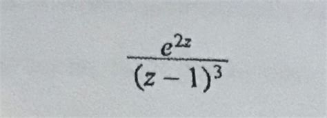 Solved Find Laurent Series About The Indicated Singularity Chegg