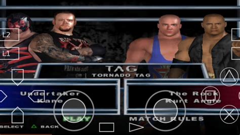 Wwe Smackdown Hctp Brothers Of Destruction Vs The Rock Kurt Angle A T T