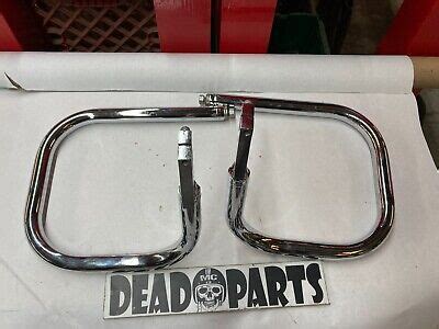 Harley Nice Fxrt Fxrd Saddlebag Guards Rails Bars Ebay Harley