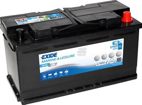 Exide EP800 12V 95Ah 850A/EN Dual AGM-Batteri