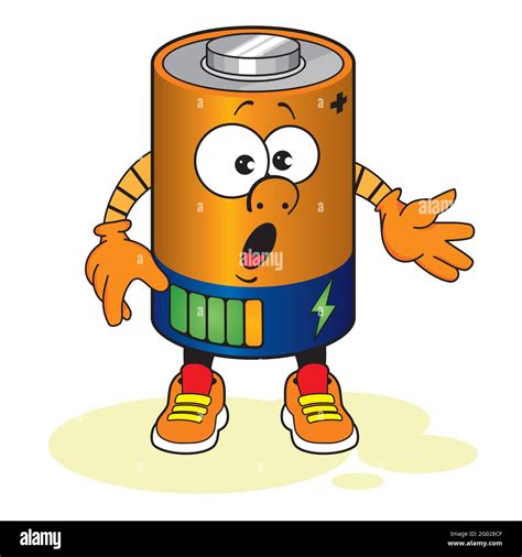 Cartoon Battery Hi Res Stock Photography And Images Alamy