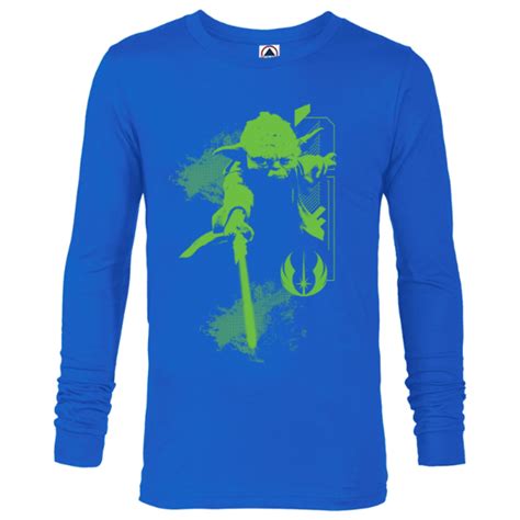 Star Wars Yoda Jedi Master - Long Sleeve T-Shirt for Men - Customized