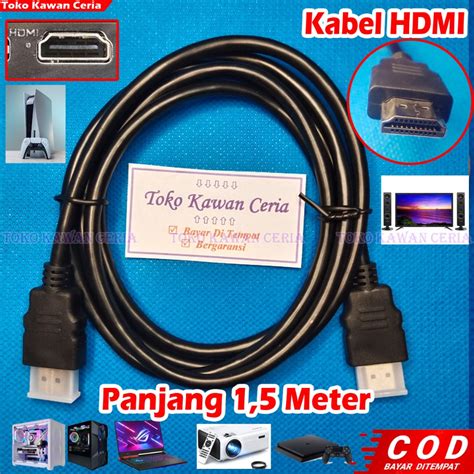 Jual Kabel Hdmi Sambungan Dari Tv Lcd Led Monitor Infocus Proyektor Ke