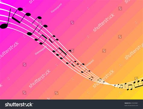 Music Notes Vector Background Stock Vector (Royalty Free) 23329981 ...