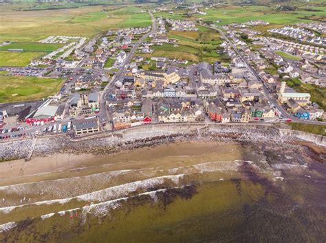 Aerial View Of Lahinch Stock Photo Image Of Colorful 132203952