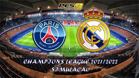 Psg X Real Madrid SimulaÇÃo Oitavas De Final Da Champions League 21