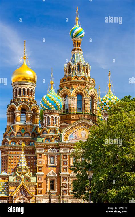 Church Of The Savior On Spilled Blood Stock Photo Alamy