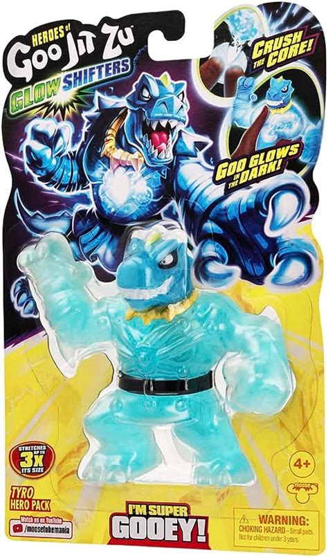 Heroes Of Goo Jit Zu Co Action Figure Toy Glow Shifter Tyro