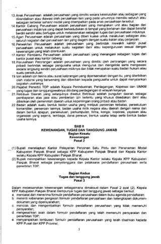 Peraturan Bupati No Ttg Wajib Daftar Perusahaan Pdf