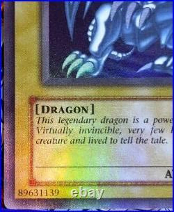 Yugioh Blue Eyes White Dragon Ultra Rare Sdk Holo Bleed Konami